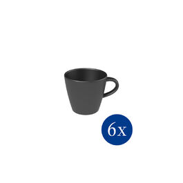 Набор чашек для кофе 0,150 л, 6 предметов Manufacture Rock Villeroy & Boch
