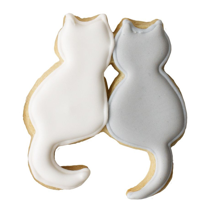 Форма для печенья в виде пары кошек, 9 см, RBV Birkmann