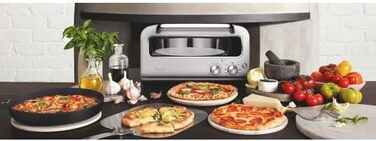 Мини-духовка для пиццы, матовая сталь Smart Oven Pizzaiolo SPZ820 Sage Appliances