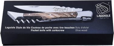 Нож-штопор карманный 9 см Laguiole Style de Vie