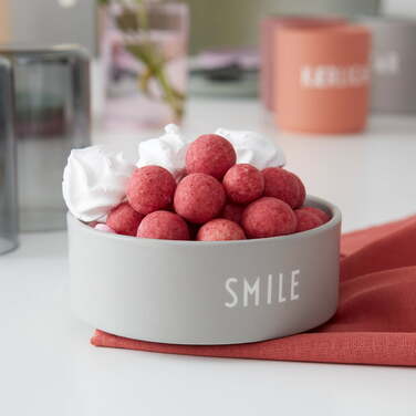 Пиала для закусок "Smile" 12 см Grey Favourite Design Letters