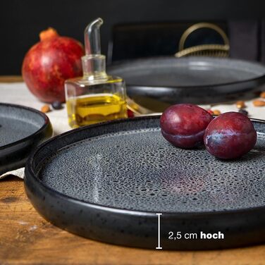 Набор тарелок из керамогранита 26 см, 4 предмета Moritz & Moritz Solid