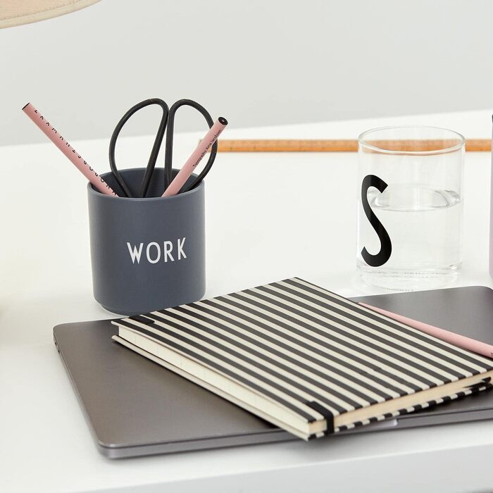 Кружка "Work" 0,25 л Gray Favourite Design Letters