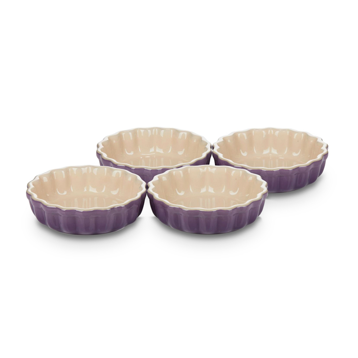 Набор из 4 форм для выпечки 11 см Ultra Violet Le Creuset