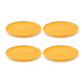 Набор тарелок для завтрака 19 см, 4 предмета, желтый Happymix Friesland