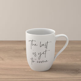 Кружка 340 мл "The best is yet to come", белая Statement Villeroy & Boch