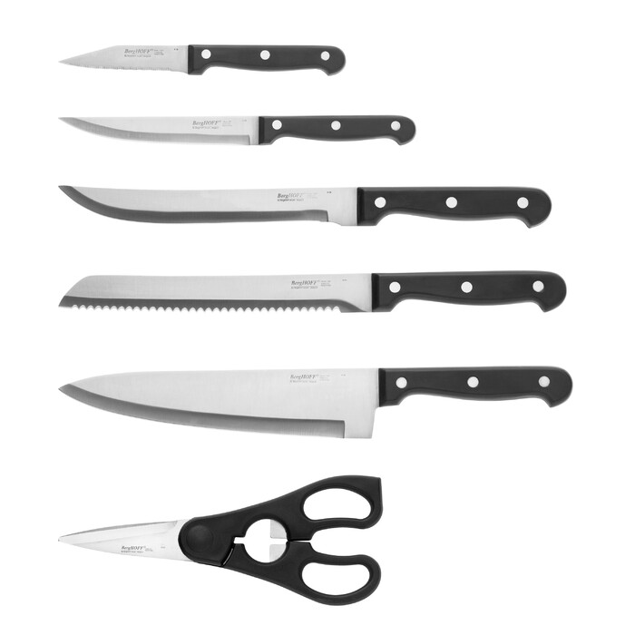 Набор ножей 7 предметов Quadra Duo Essentials Berghoff