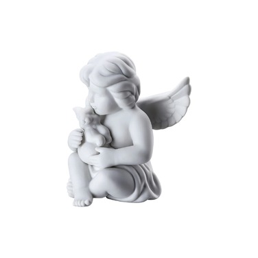 Фигурка "Ангел с зайцем" 10,1 см матовая Angels Rosenthal