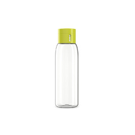 Бутылочка для воды со счетчиком количества выпитого объема зеленая Dot Joseph Joseph 