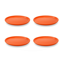 Набор тарелок для завтрака 19 см, 4 предмета, оранжевый Happymix Friesland