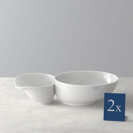 Двойная пиала для супа большая 27,5x17,3x6,8 см, набор 2 предмета Soup Passion Villeroy & Boch