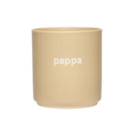 Кружка "Pappa" 0,25 л бежевая Favourite Design Letters