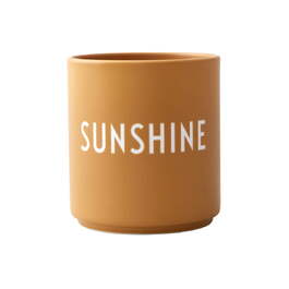 Кружка "Sunshine" 0,25 л желтая Favourite cups Design Letters