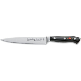 ТОЛСТЙ нож для филе, нож для филе, Premier Plus (нож с лезвием 18 см, сталь X50CrMoV15, нержавеющая сталь, 56 HRC) 81454182, чернй, 27x2x1 см