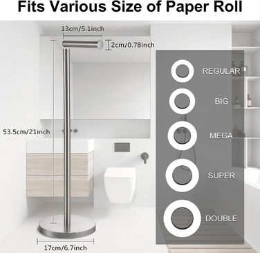 Держатель для туалетной бумаги 53,5 см BGL