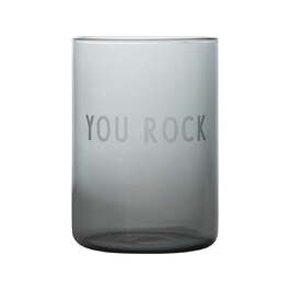 Стакан "You Rock" 0,35 л Soft Black Favourite Design Letters