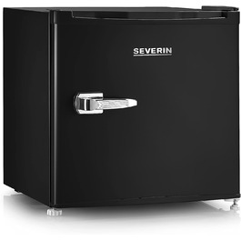 Мини-холодильник/морозильник SEVERIN в стиле ретро (31 л), небольшой морозильник, мини-холодильник с гибким регулированием температур, настольнй холодильник, чернй, холодильник или морозильник GB 8880, монохромнй чернй