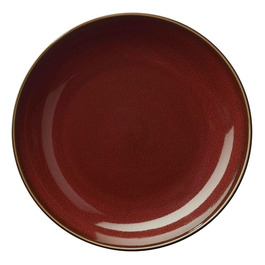 Тарелка гурман 24 см ржаво-красная Kolibri ASA-Selection