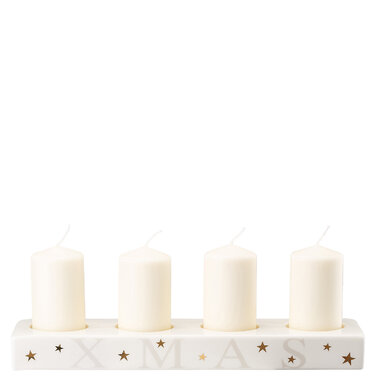 Подсвечник Адвент с 4 свечами 32,5 x 8 см Merry Christmas Hutschenreuther