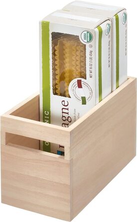 Ящик для хранения 25,4x12,7x15,7 см, деревянный iDesign