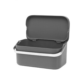 Контейнер для пищевых отходов 10,7х22,1х12,7см темно-серый Sink side Brabantia