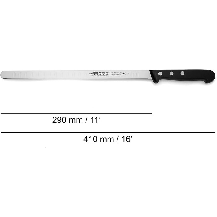 Нож для лосося 29 см Universal Arcos