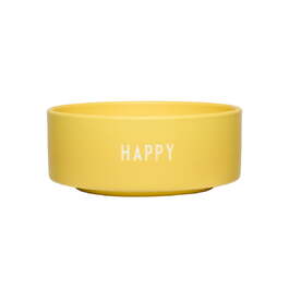 Пиала для закусок "Happy" 12 см желтая Favourite Design Letters