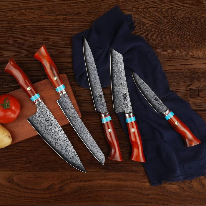 Набор ножей с подставкой 7 предметов WILDMOK