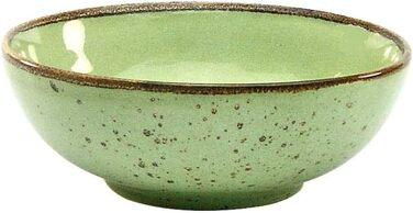 Набор глубоких тарелок из керамогранита 16.5 см, 6 предметов, зеленый Nature Collection 22054 CreaTable
