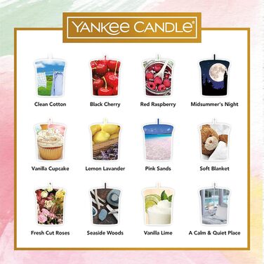 Набор ароматических свечей с чёрной вишней, 12 предметов Yankee Candle