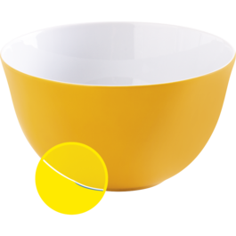 Пиала / чаша для салата с крышкой 19 см, желтая Magic Grip Kitchen Kahla