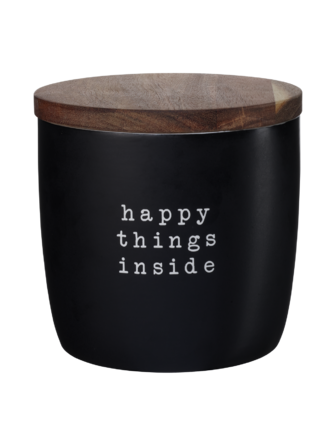 Банка для хранения "Happy things inside" 14,5 см Hey! ASA-Selection
