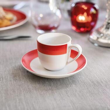 Кофейная пара для эспрессо/мокко 100 мл Colourful Life Deep Red Villeroy & Boch