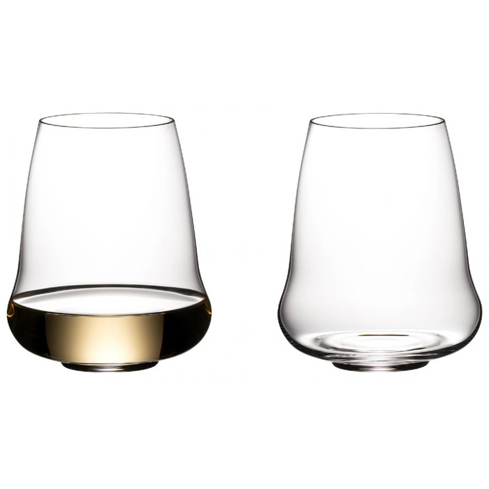 Набор бокалов для белого вина 2 предмета Riesling / Champagne Stemless Wings Riedel