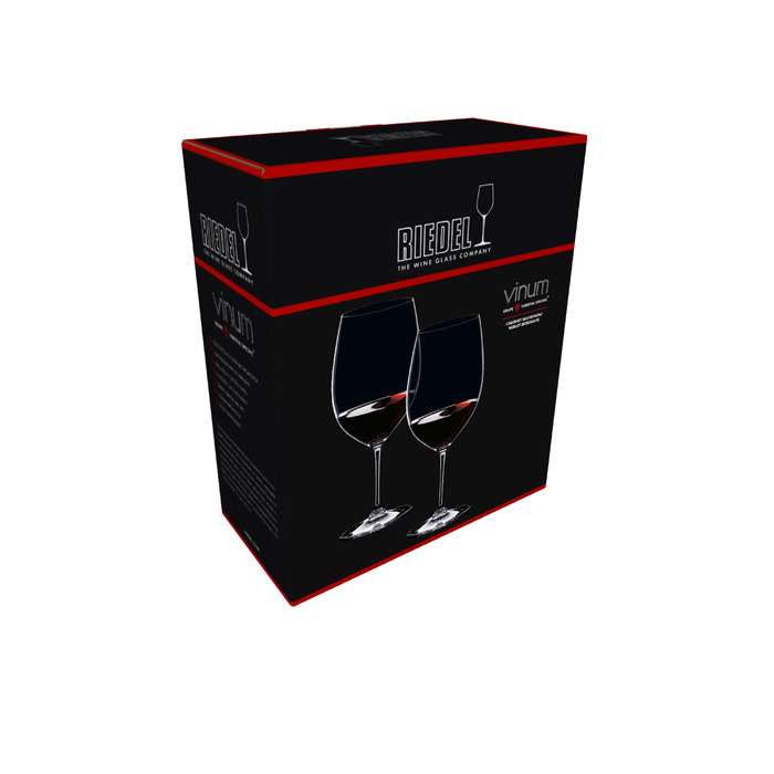 Набор из бокалов для красных вин с салфеткой 3 предмета Vinum Riedel