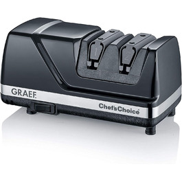 Профессиональная электрическая точилка для ножей GRAEF CX110 / 75 Вт / угол заточки 15° / черный
