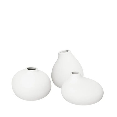 Набор из 3 декоративных ваз White Nona Blomus