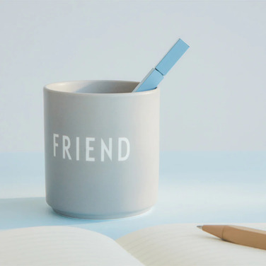 Кружка "Friend" 0,25 л Cool Gray Favourite Design Letters