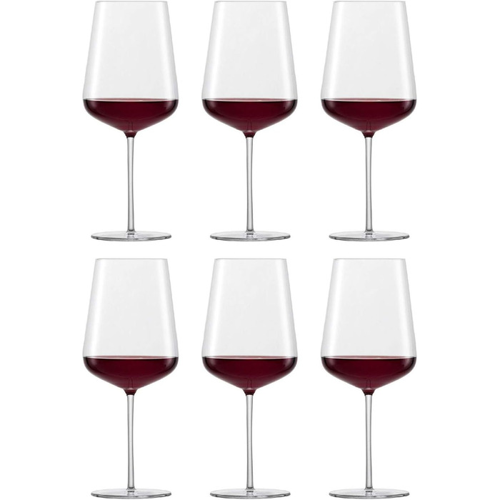 Набор бокалов для красного вина 742 мл 6 предметов Vervino Bordeaux Schott Zwiesel