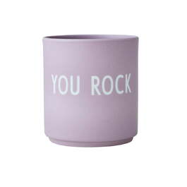 Кружка "You Rock " 0,25 л лавандовая Favourite Cups Design Letters