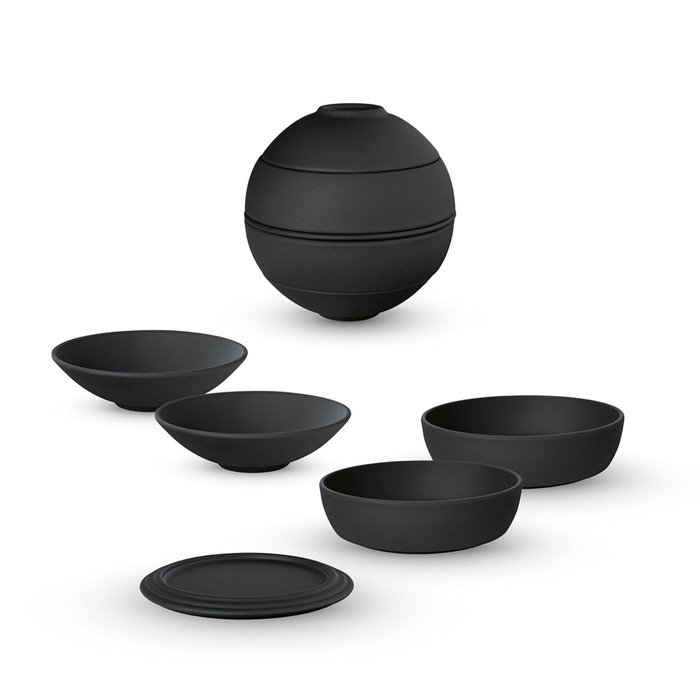 Набор из 5 тарелок 14 см Matt Black La Boule Villeroy & Boch