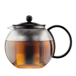 Заварочный чайник с фильтром, черный, 1 л, Assam Bodum