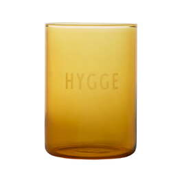 Стакан "Hygge" 0,35 л Sugar Brown Favourite Design Letters