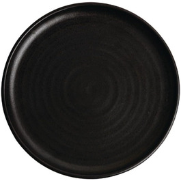 Набор тарелок с узким ободком 6 предметов 26,5 см, чёрные Olympia