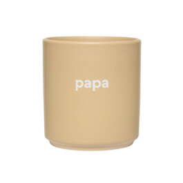 Кружка "Papa" 0,25 л бежевая Favourite Design Letters