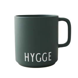 Кружка с ручкой "Hygge" 0,25 л темно-зеленая Favourite Design Letters