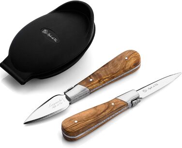 Набор ножей для устриц с чехлом 3 предмета Luxury Line Laguiole Style de Vie
