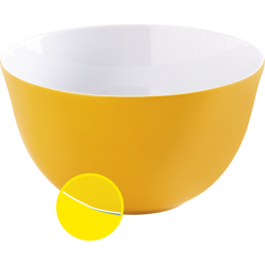 Пиала / чаша для салата с крышкой 26 см, желтая Magic Grip Kitchen Kahla