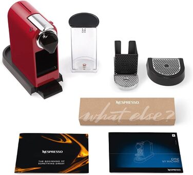 Капсульная кофемашина 1 л 1260 Вт, красная Nespresso XN7415 Krups