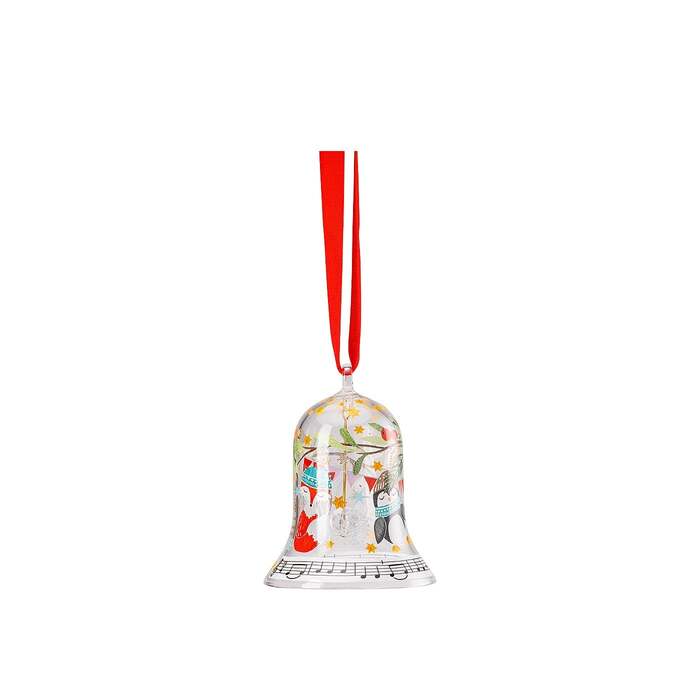 Рождественская декорация Стеклянный колокольчик 7 см Sammelserie 2019 Hutschenreuther